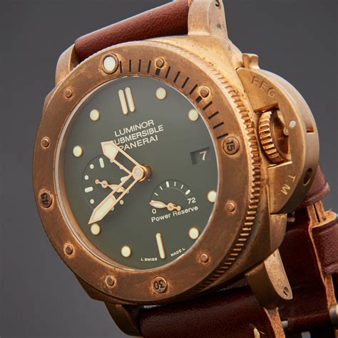 panerai submersible bronze